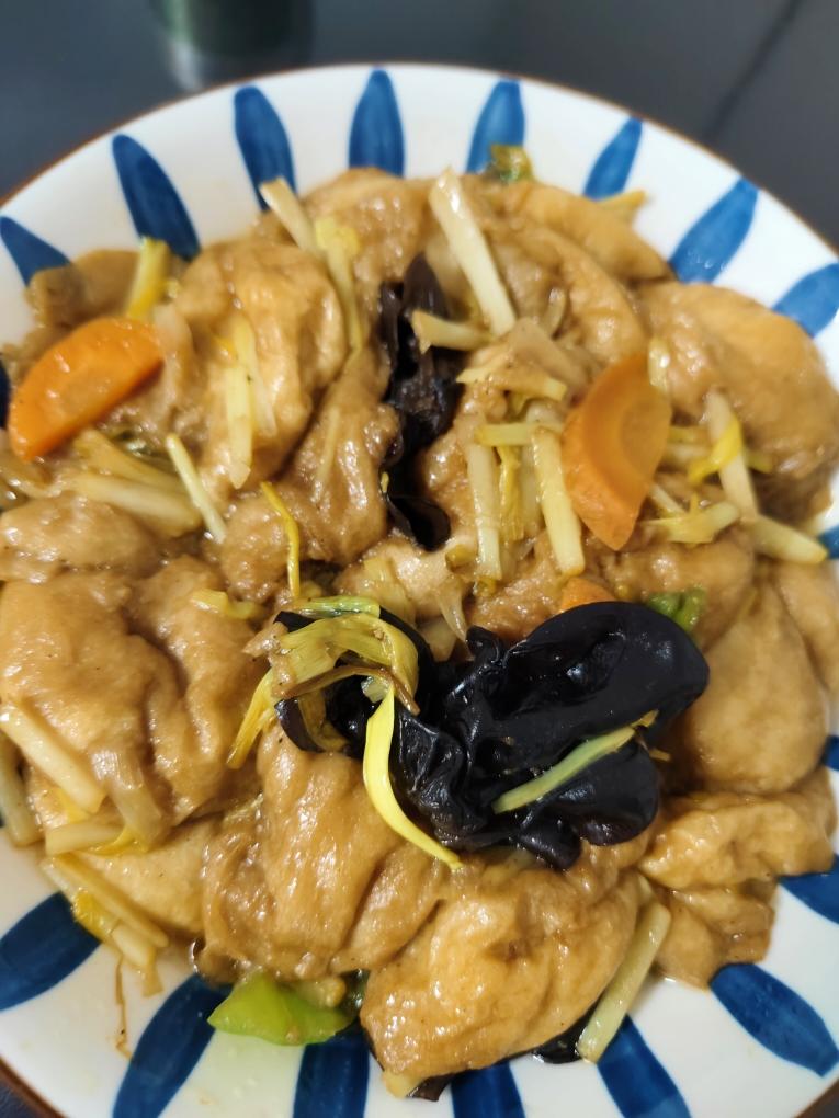 爆炒油面筋【只做新手简单菜谱】