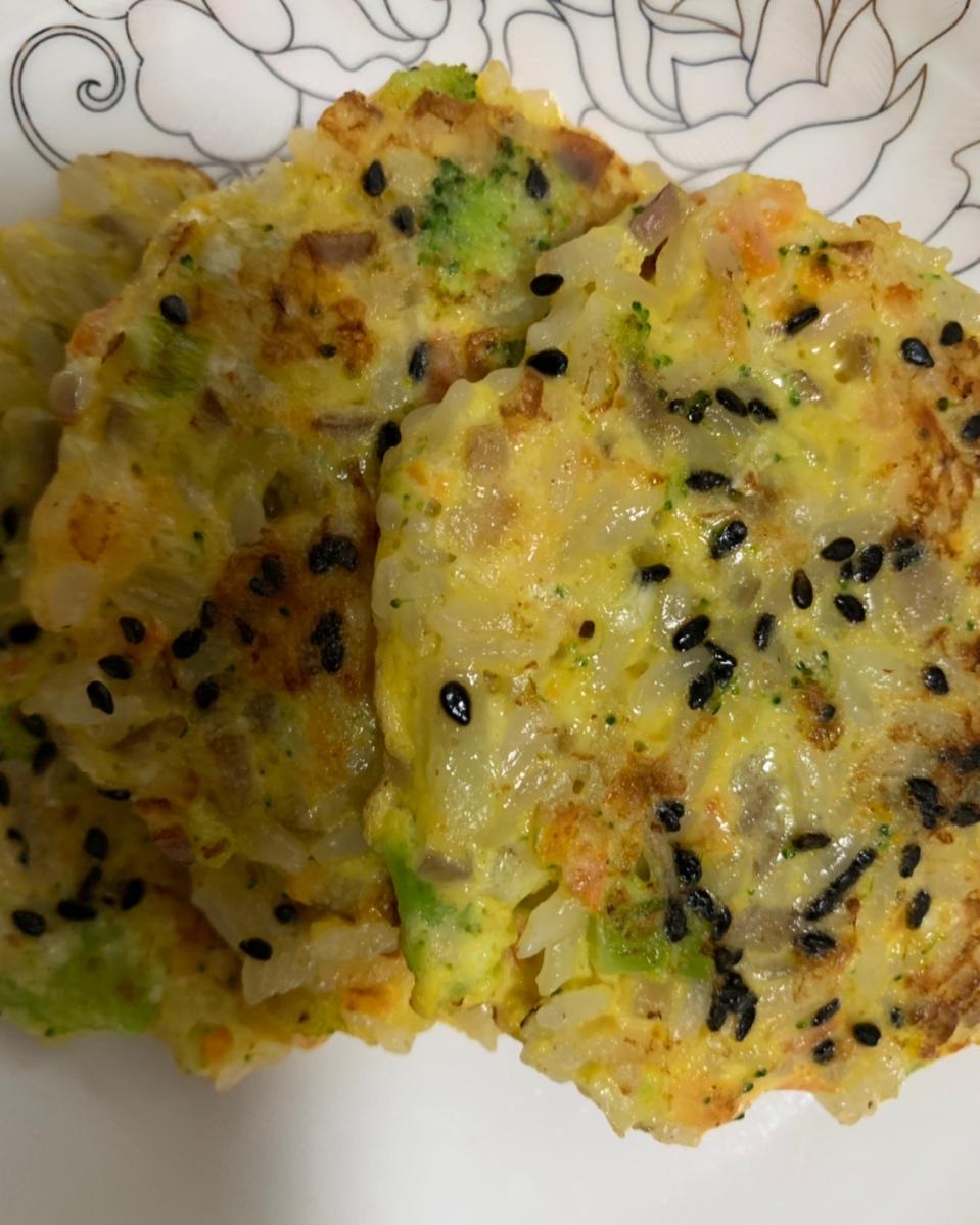 三文鱼米饼（宝宝辅食）