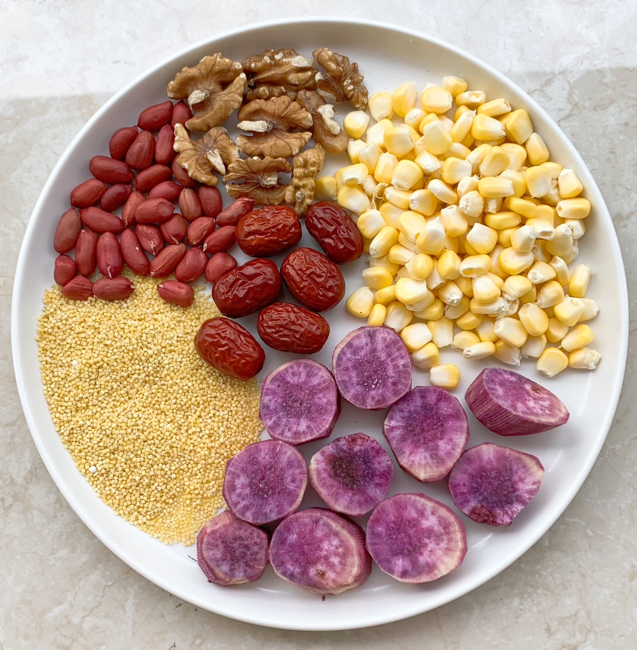 美肌抗氧化❗️补血养颜❗️紫薯玉米红枣米糊✅的做法