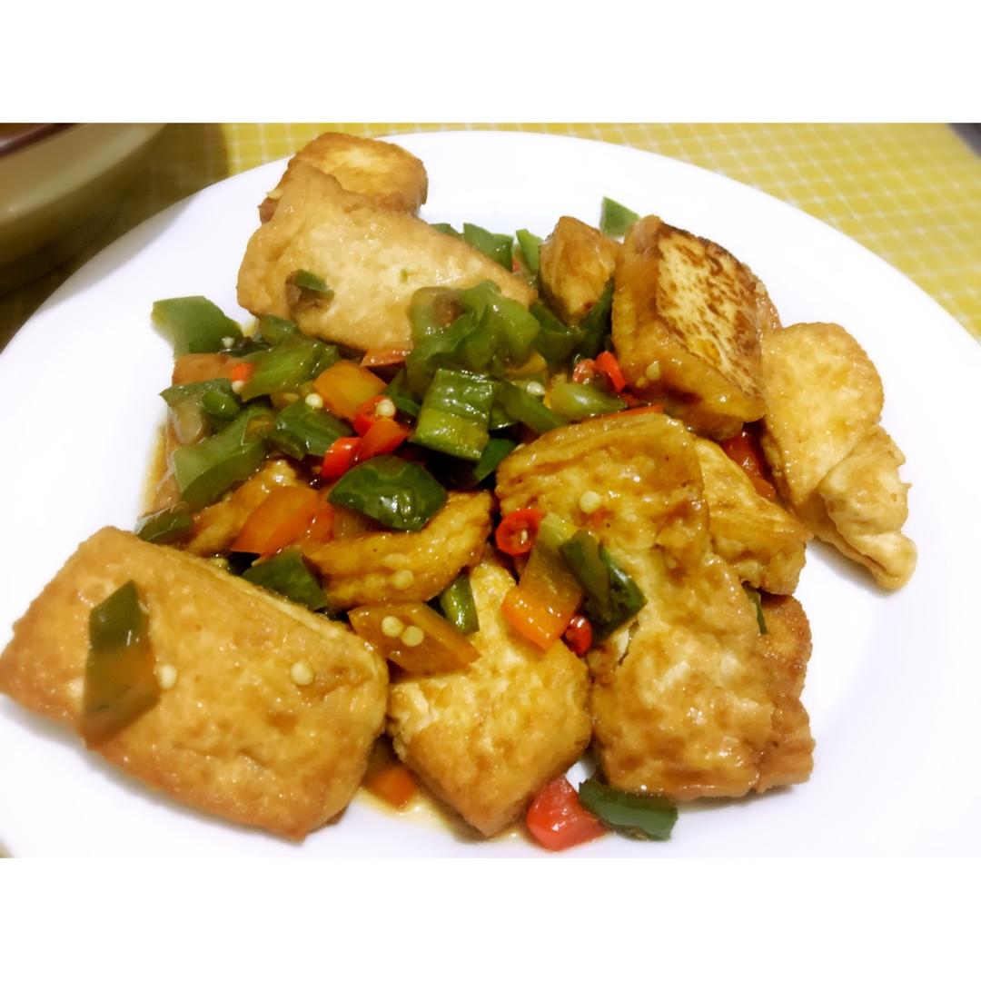 家常豆腐(彩椒版)