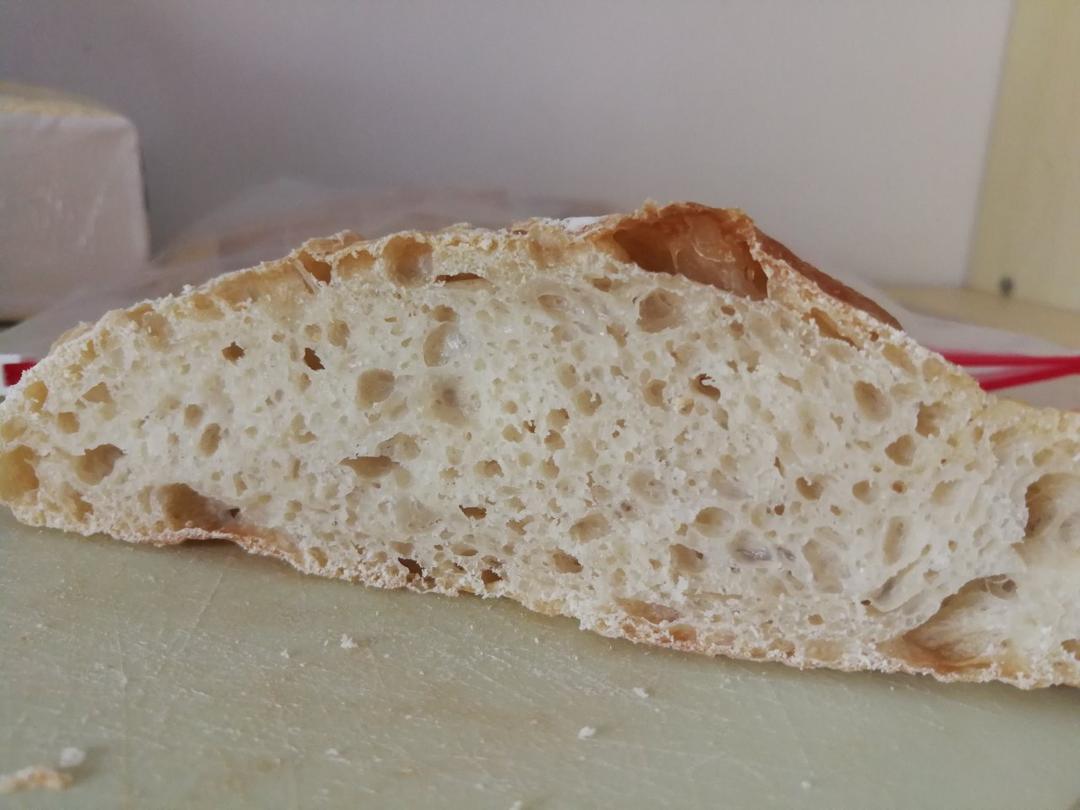 完全不用揉的面包，对，完全不用揉！ | Ciabatta