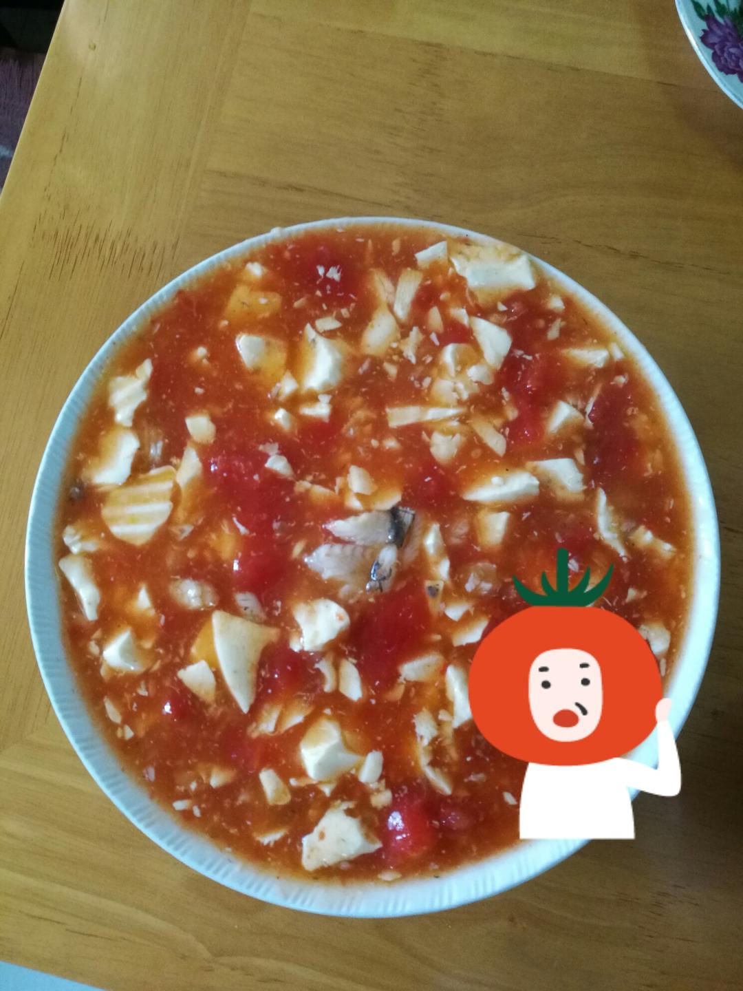 龙利鱼豆腐番茄煲