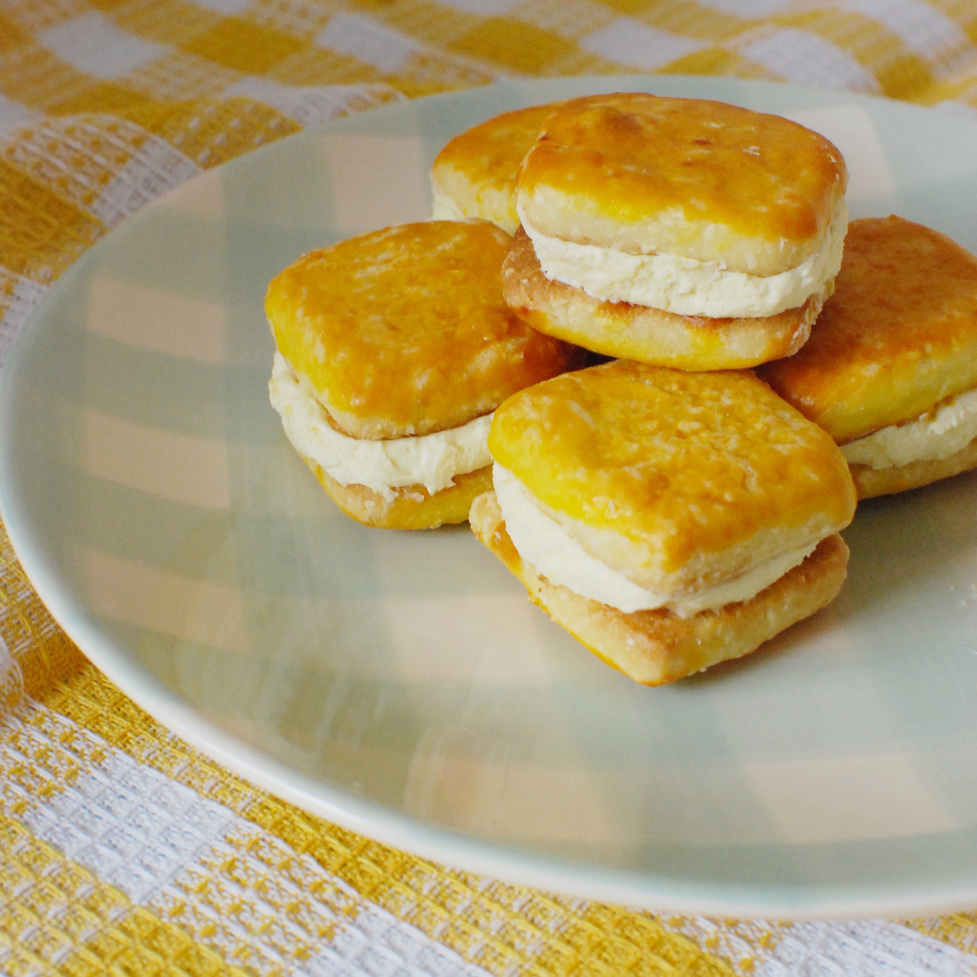 乳酪奶油夹心酥饼