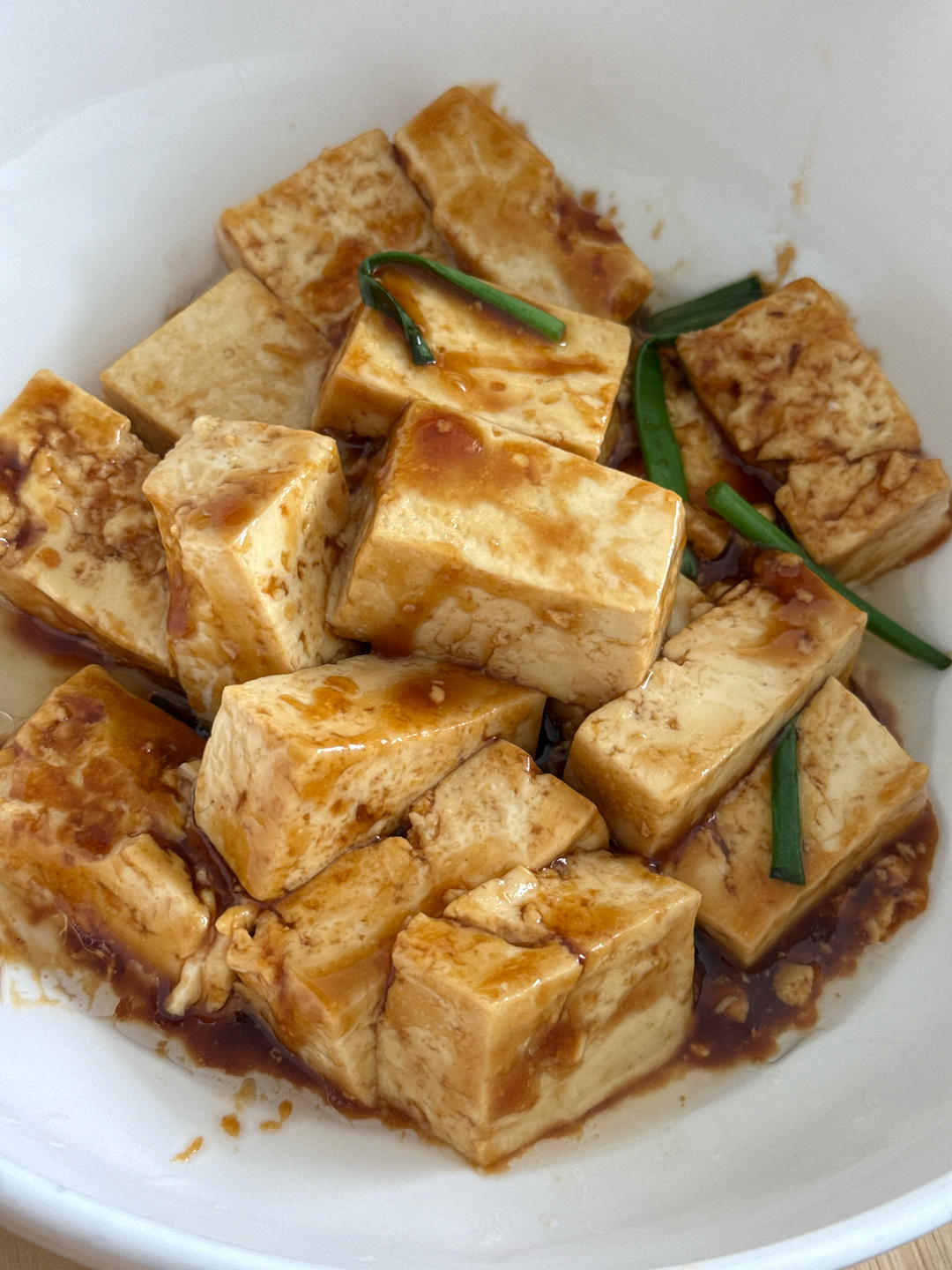 家常葱烧豆腐