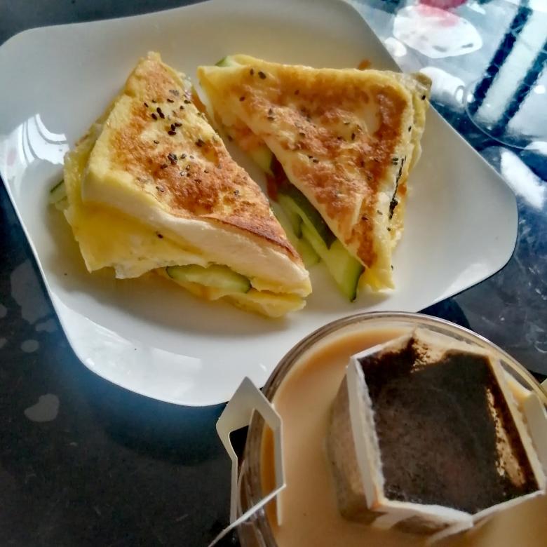 鸡蛋吐司的做法