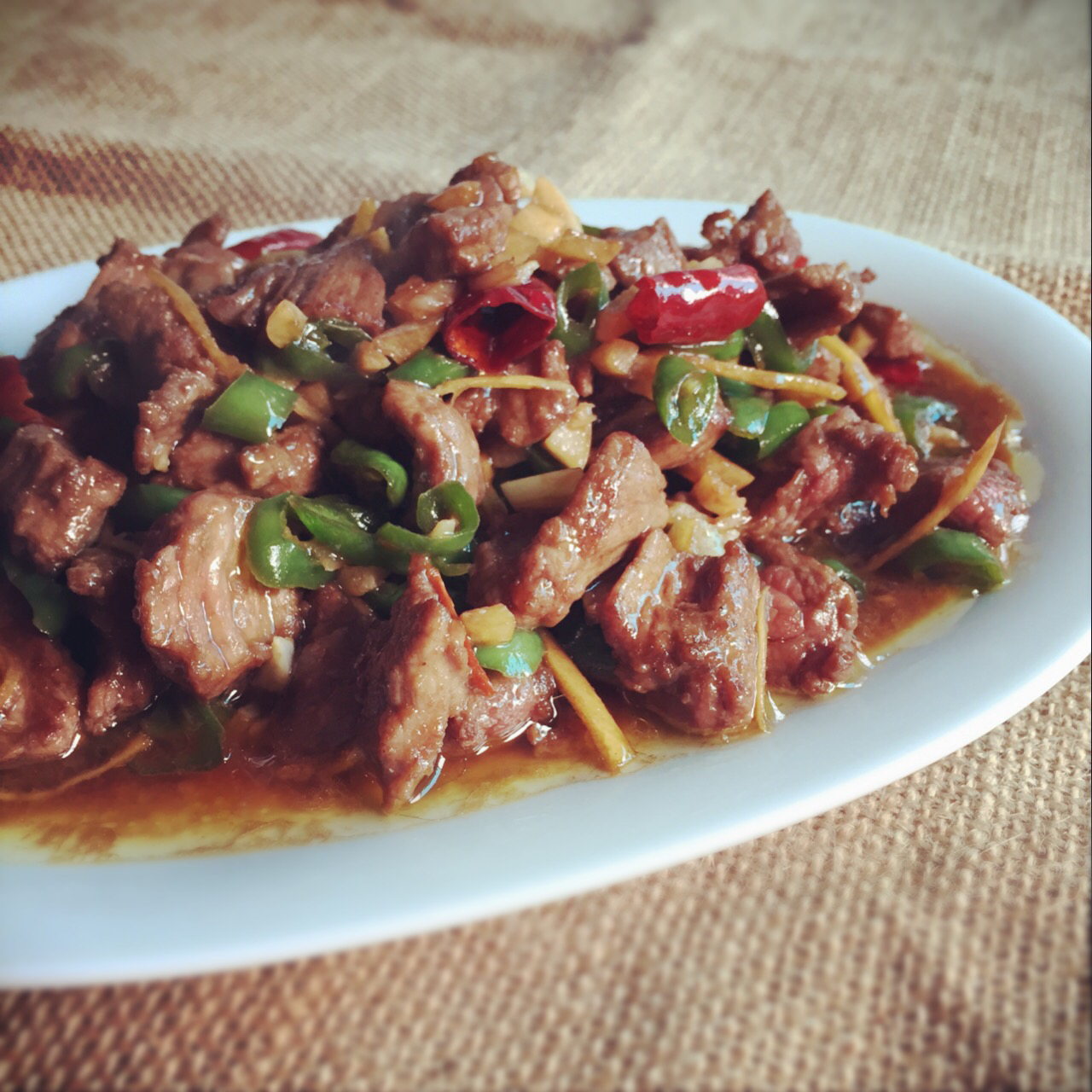 小炒牛肉