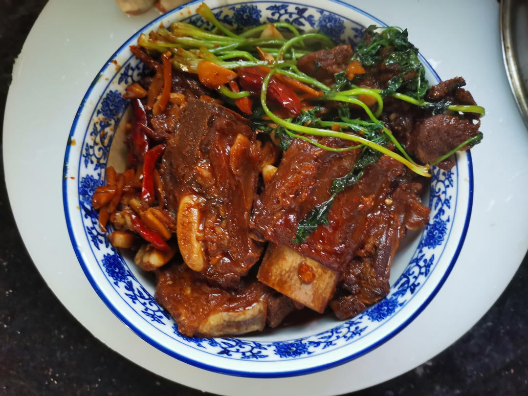 家庭版红烧牛排