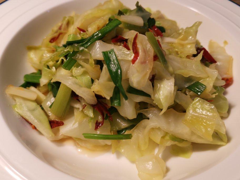 炝炒包心菜