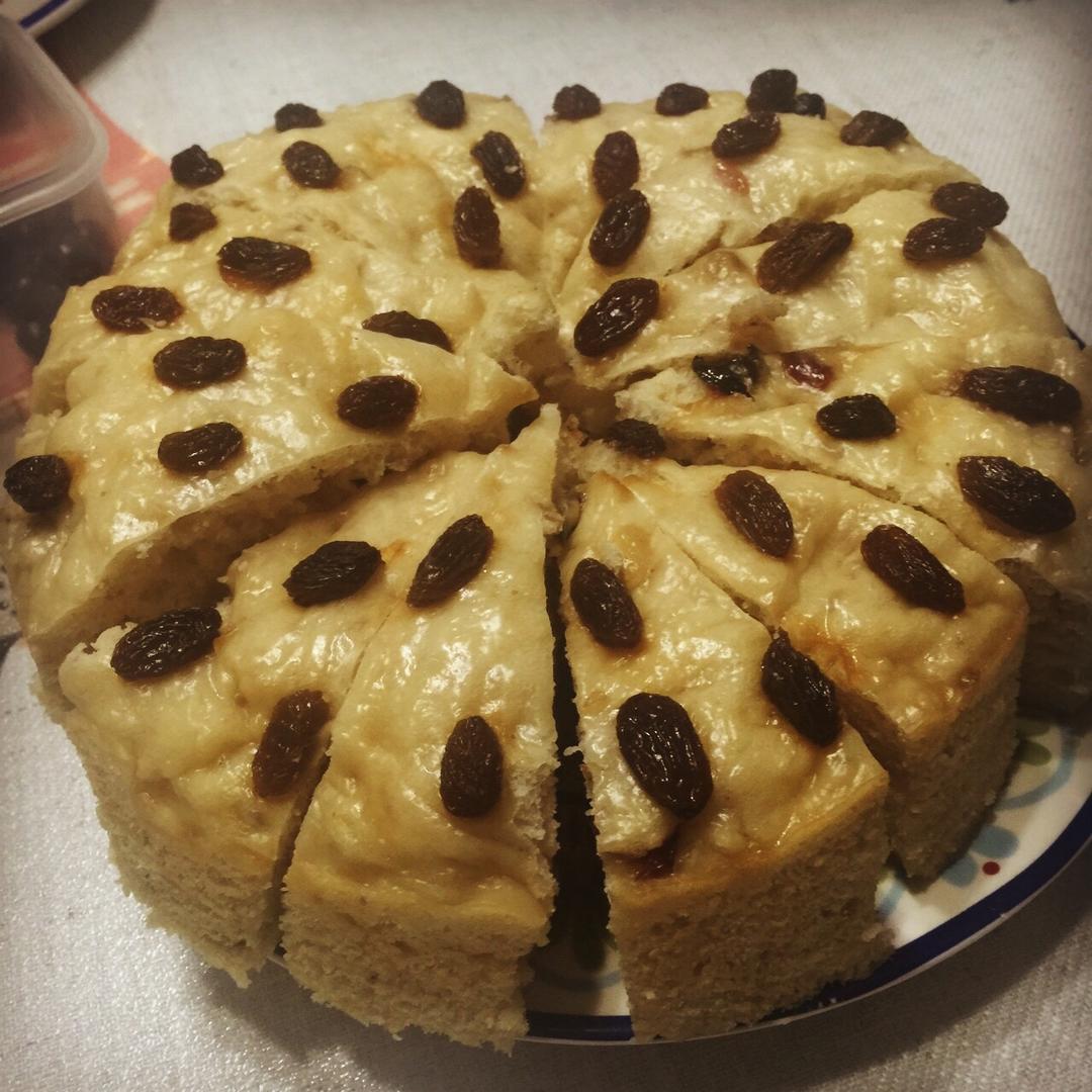 牛奶葡萄干发糕 超级简单