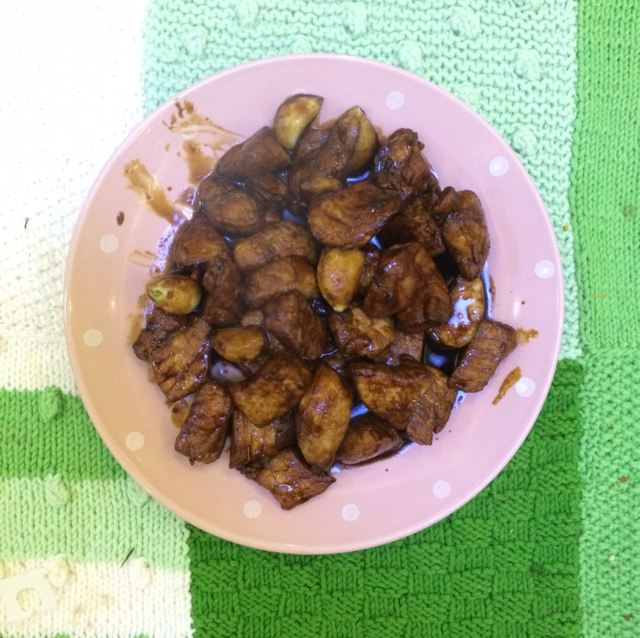 香蒜孜然猪肉粒-解馋神器