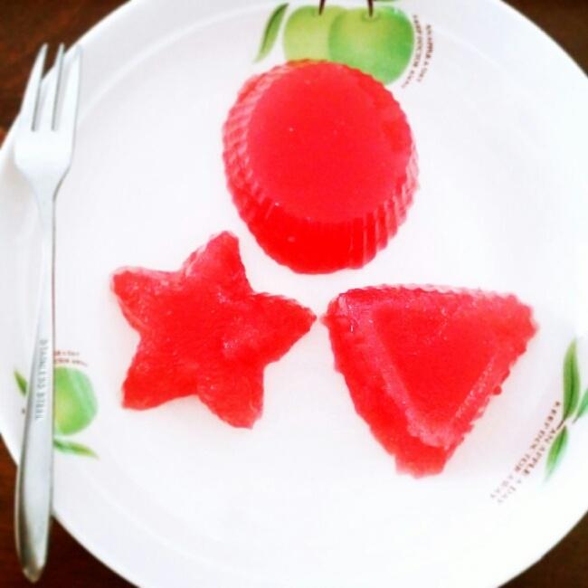 西瓜果冻的做法