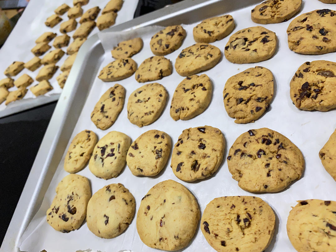 低糖少油版蔓越莓饼干