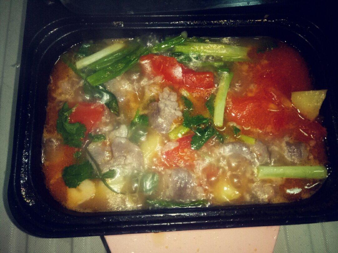 番茄土豆肥牛锅