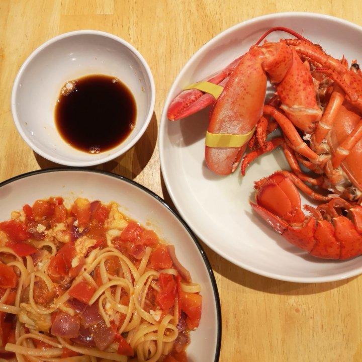 清蒸龙虾