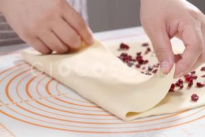 零失败蔓越莓小面包块（果语）的做法 步骤10