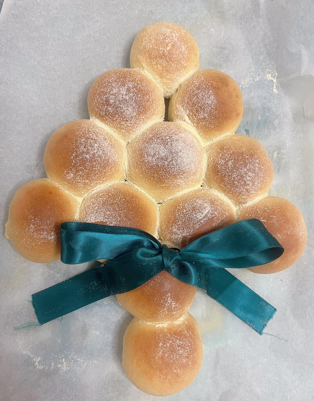 🎄手残党也能轻松凹造型的圣诞树小餐包🎄