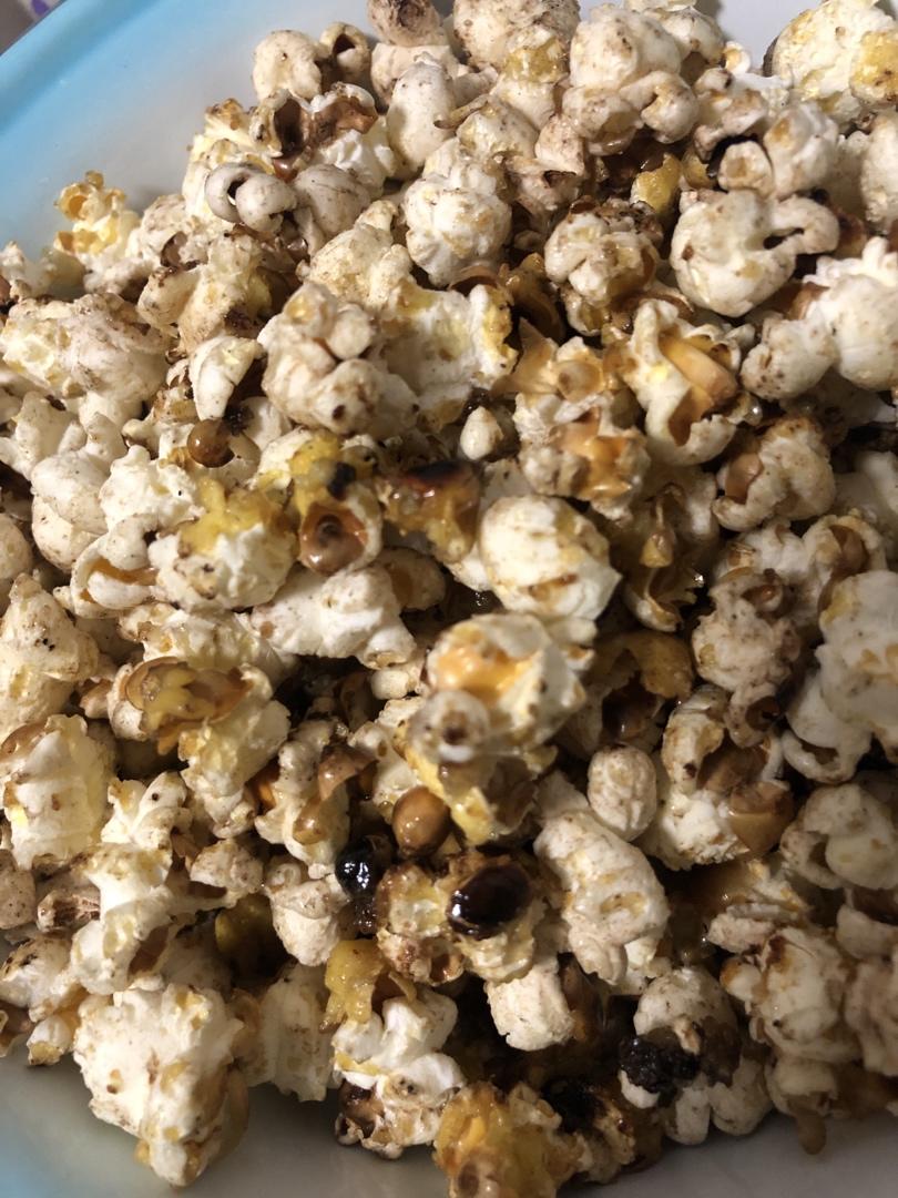 无烤箱红糖爆米花