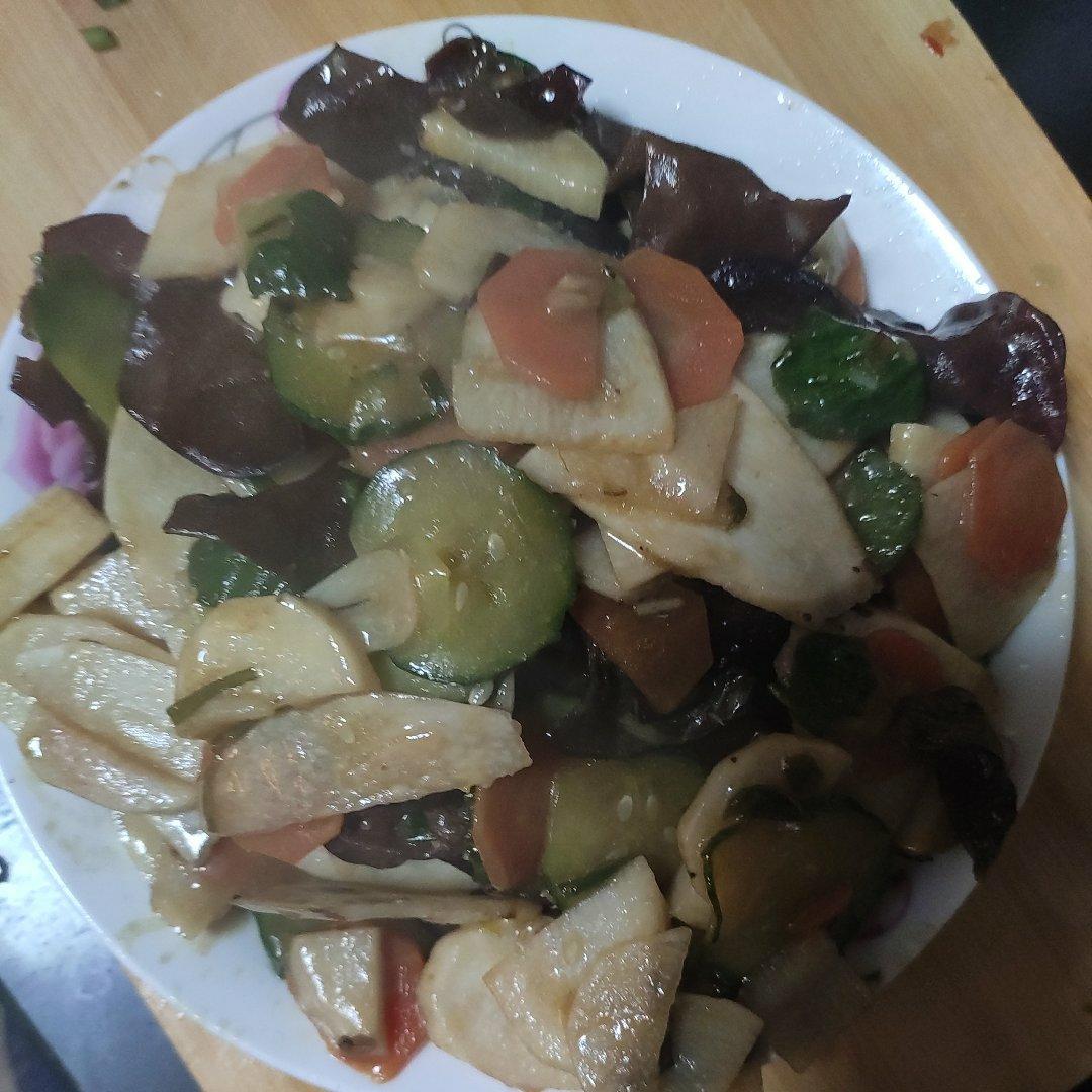 清炒山药片