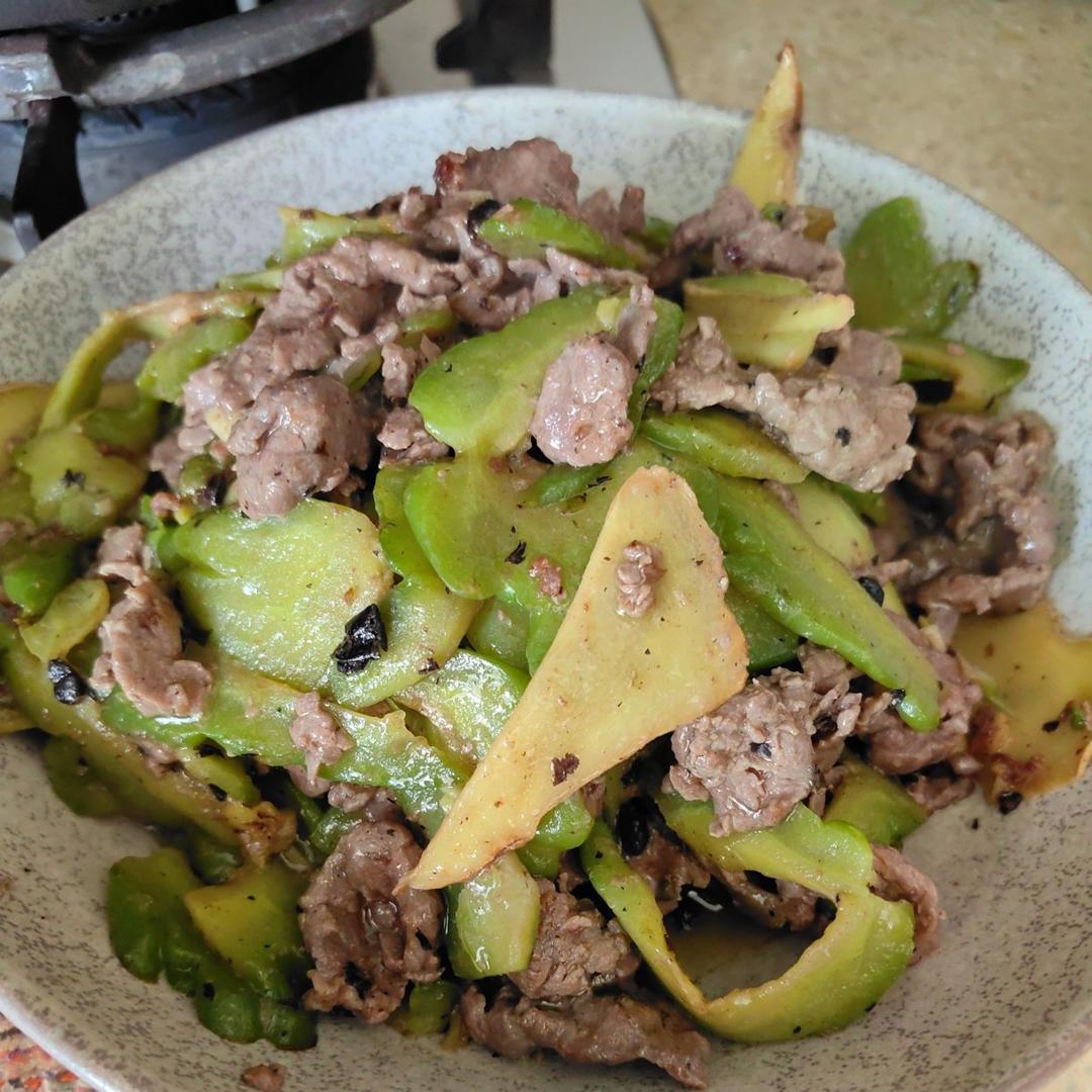 豉汁凉瓜炒牛肉