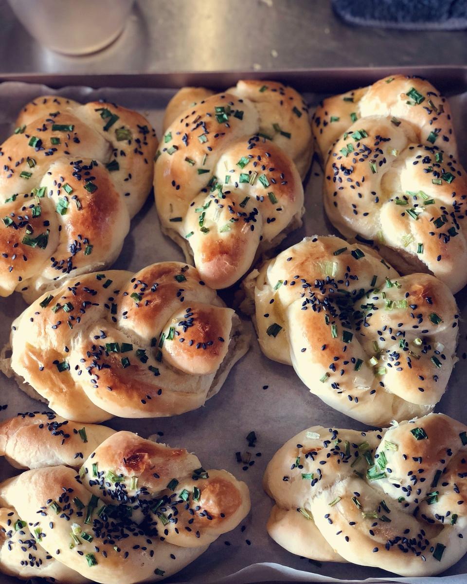 香葱肉松面包（烫种法）