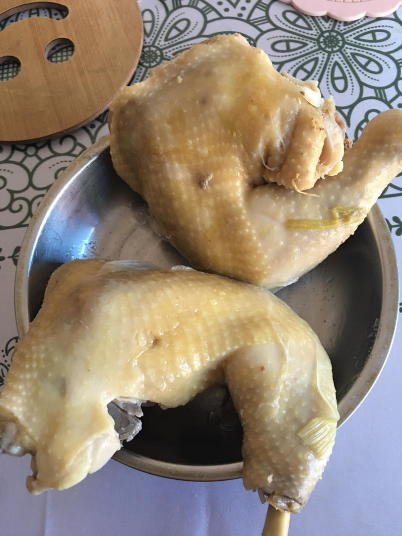 手撕盐焗鸡！来广东的第三年，我终于对它下手了