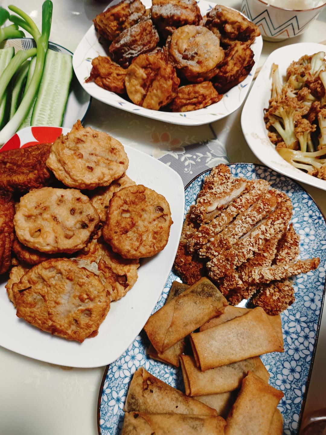 酥炸茄盒￨外酥里嫩
