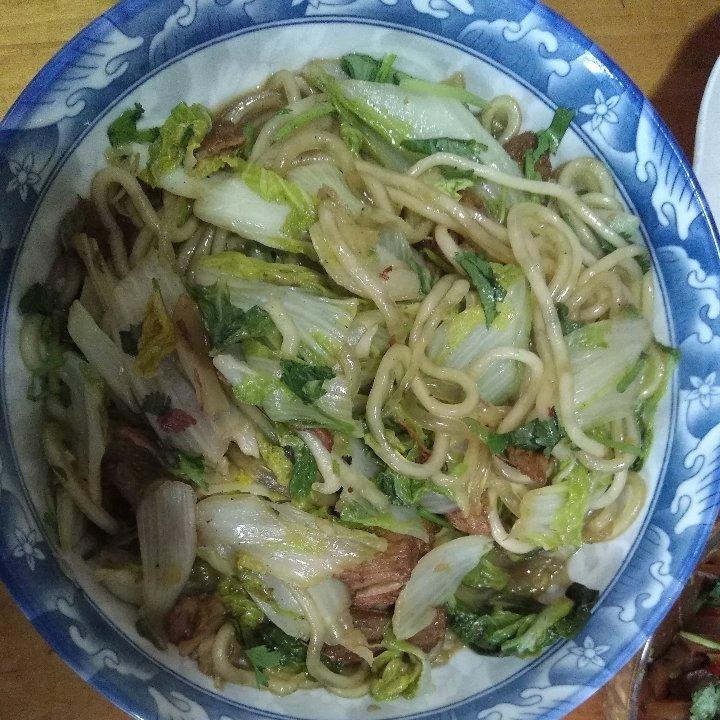 娃娃菜炖粉条