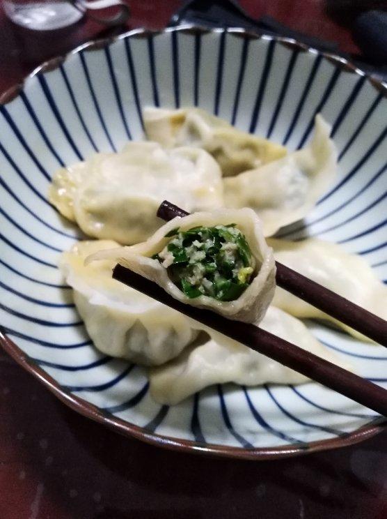 饺子菜谱2⃣️-韭菜饺子一熟，隔壁小孩都馋哭了