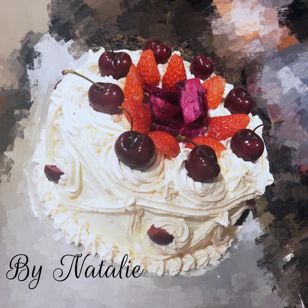 8寸奥利奥草莓水果蛋糕