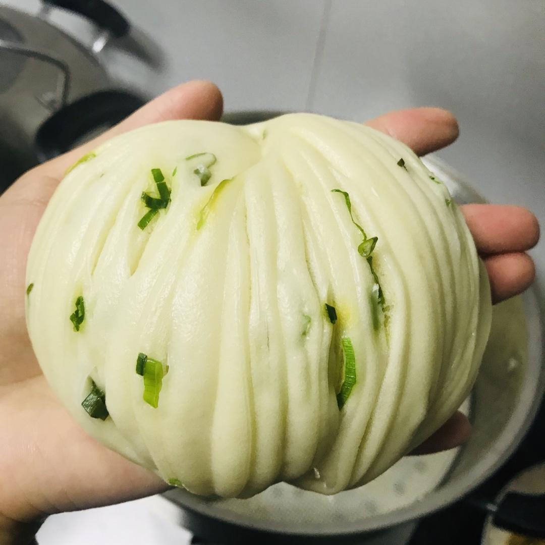 椒盐葱香花卷