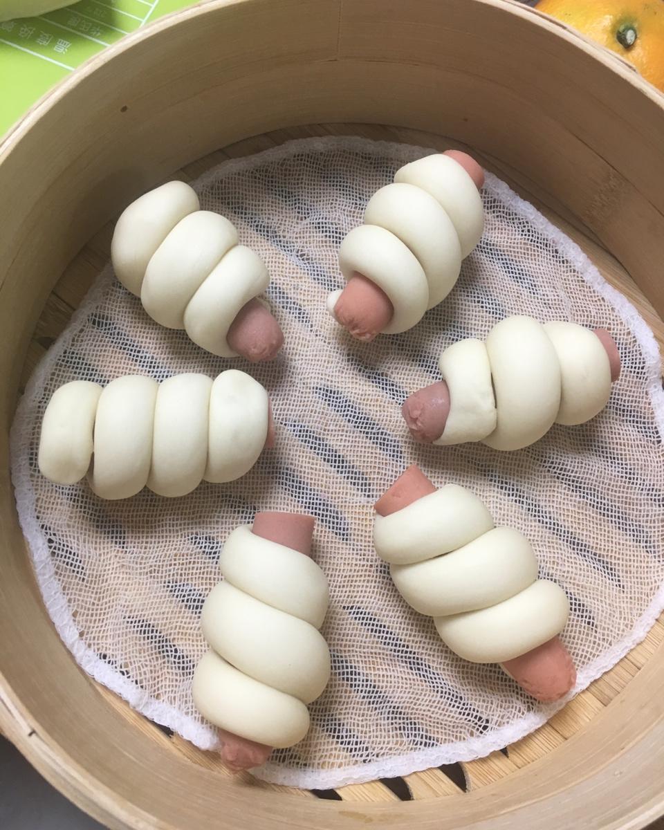 快手火腿卷～一次发酵