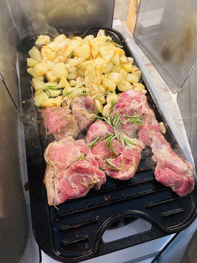 煎梅头肉西式&中式