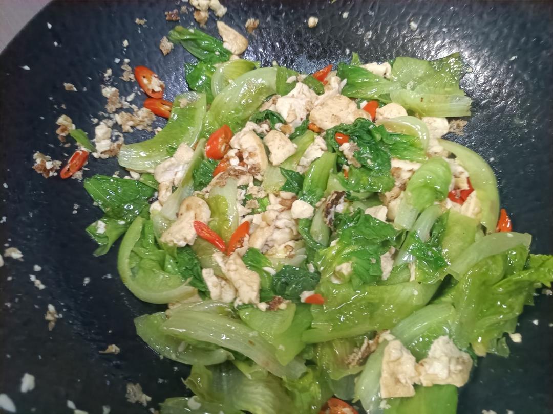 低脂生菜炒豆腐