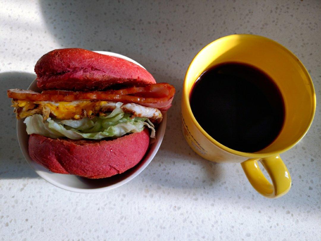 无糖低油甜菜根贝果