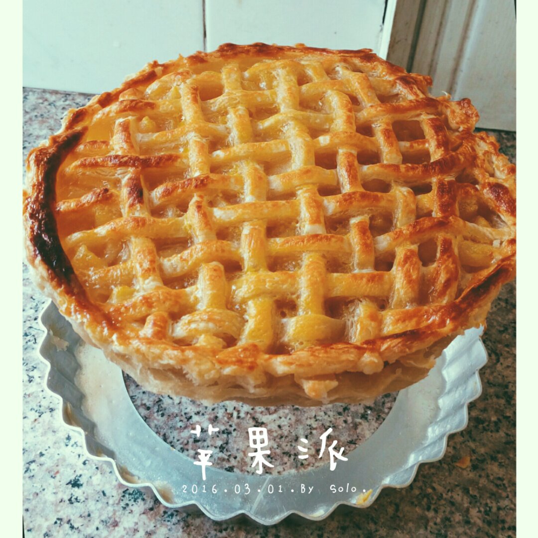 飞饼版肉桂苹果派