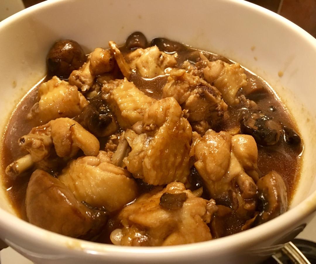蚝油香菇鸡翅