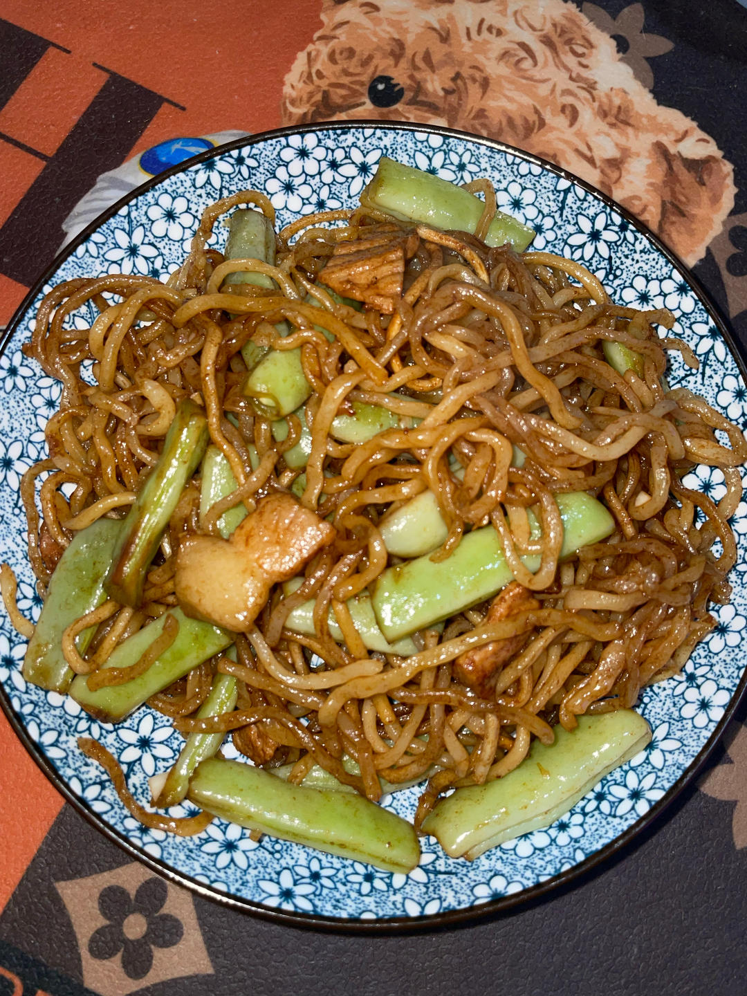地道老北京扁豆焖面 豆角焖面 太好吃小心吃撑哦