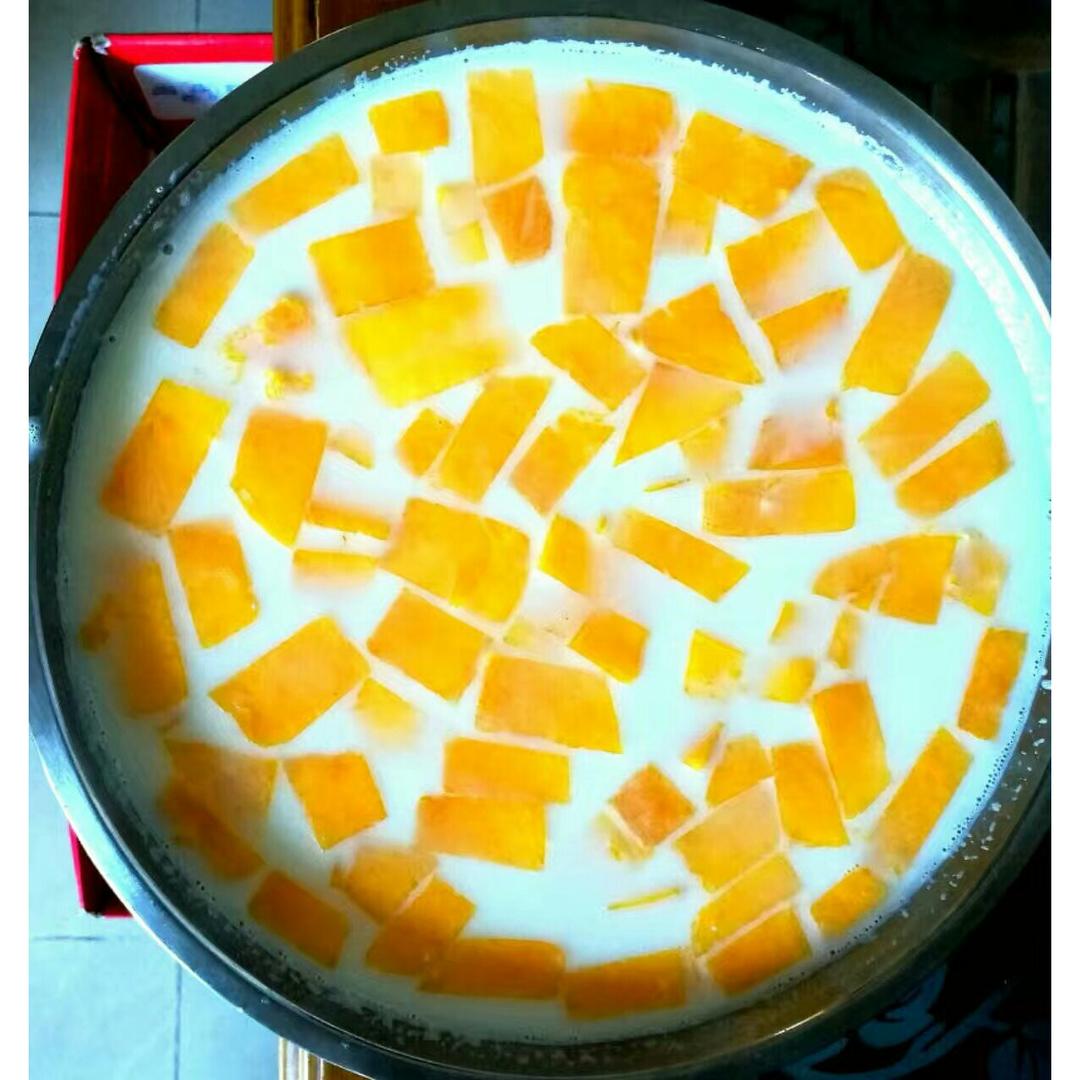 午后小甜点芒果椰汁糕教程