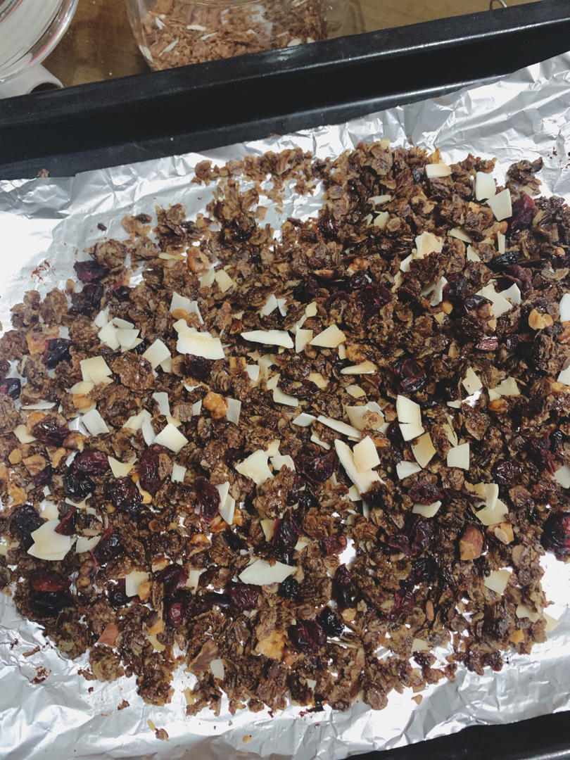 椰子油烤燕麦片