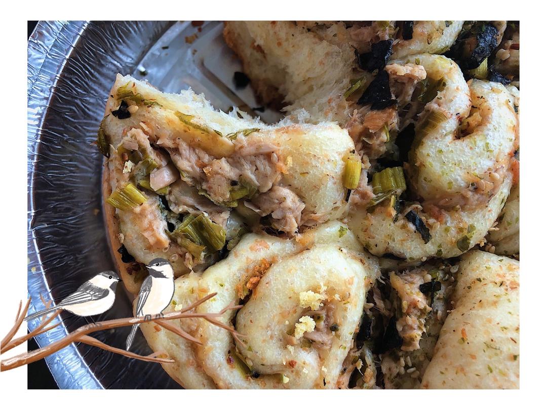 葱香肉松海苔面包卷（电饭锅版）