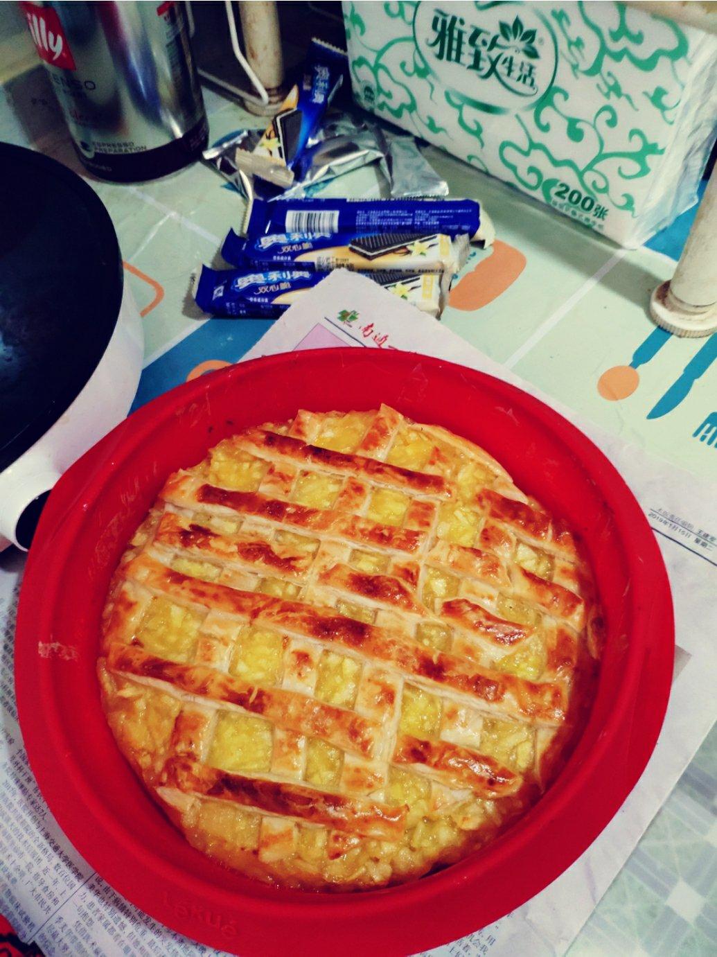 简易快手苹果派