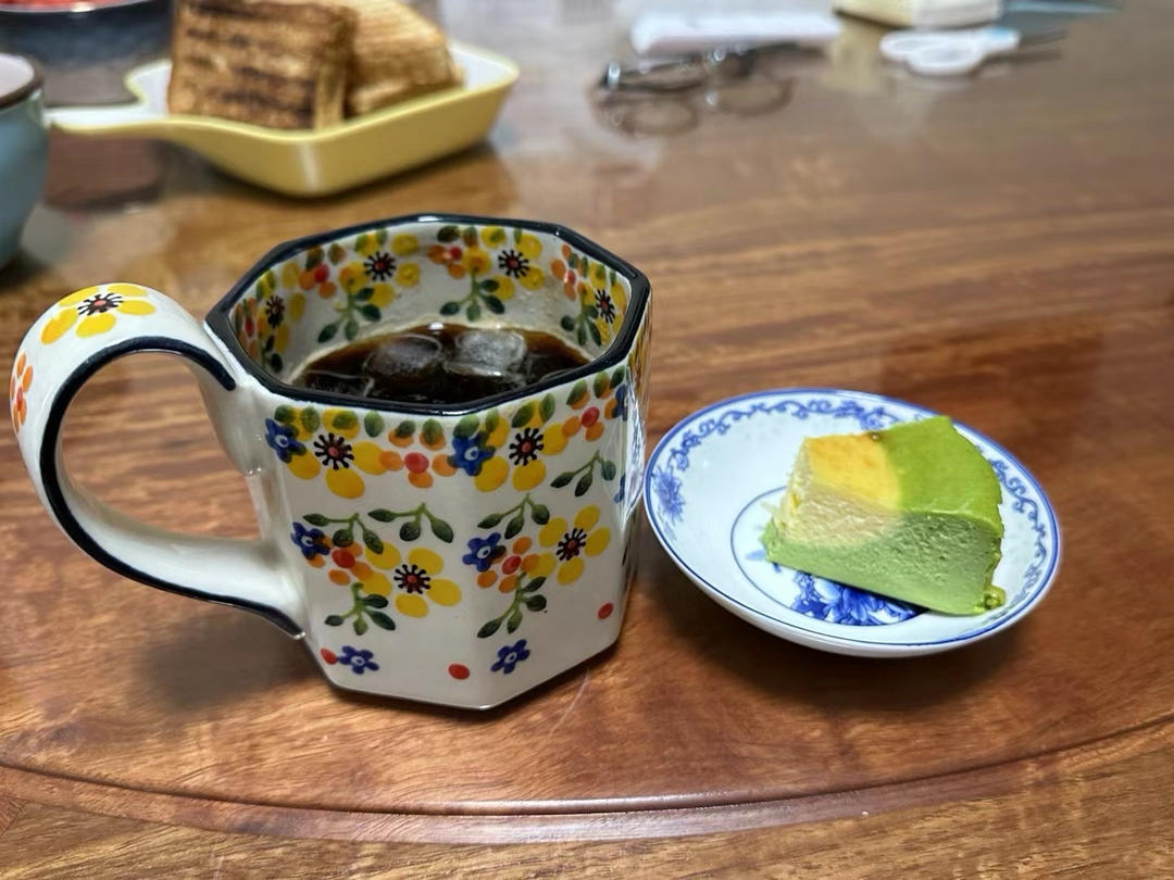 （减糖版）开心果酱巴斯克奶酪