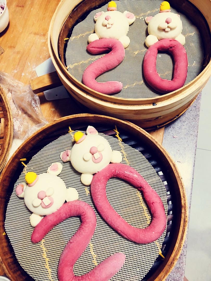 2020鼠年大吉——小老鼠馒头