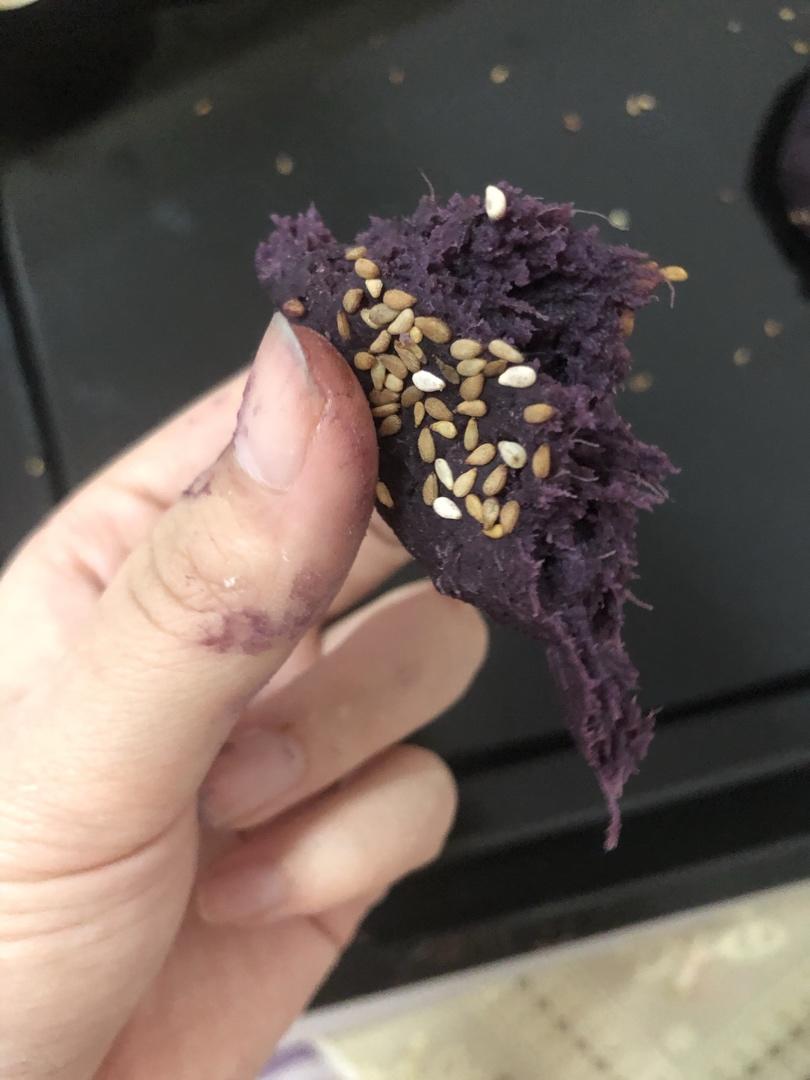 芝麻紫薯饼（烤箱版）