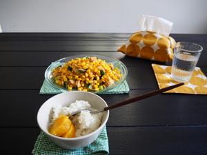 黄瓜玉米炒鸡肉丁的做法 步骤4