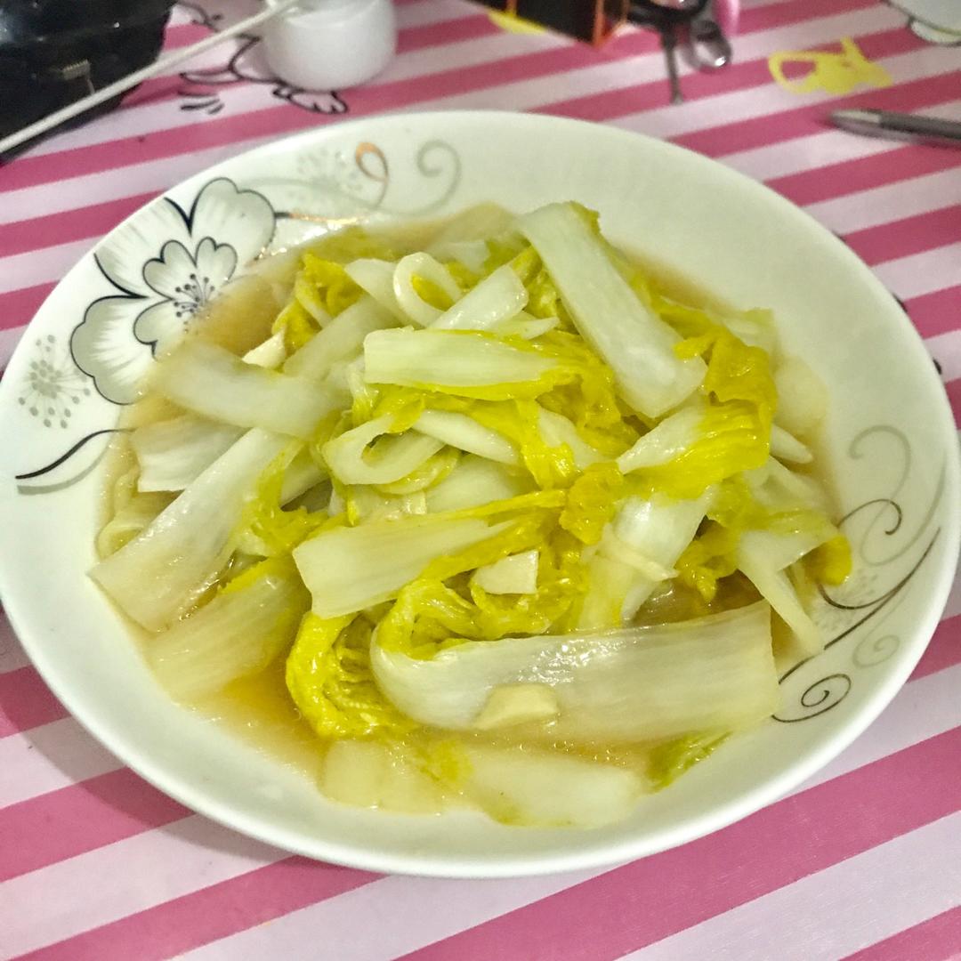食物本身的味道—清炒白菜
