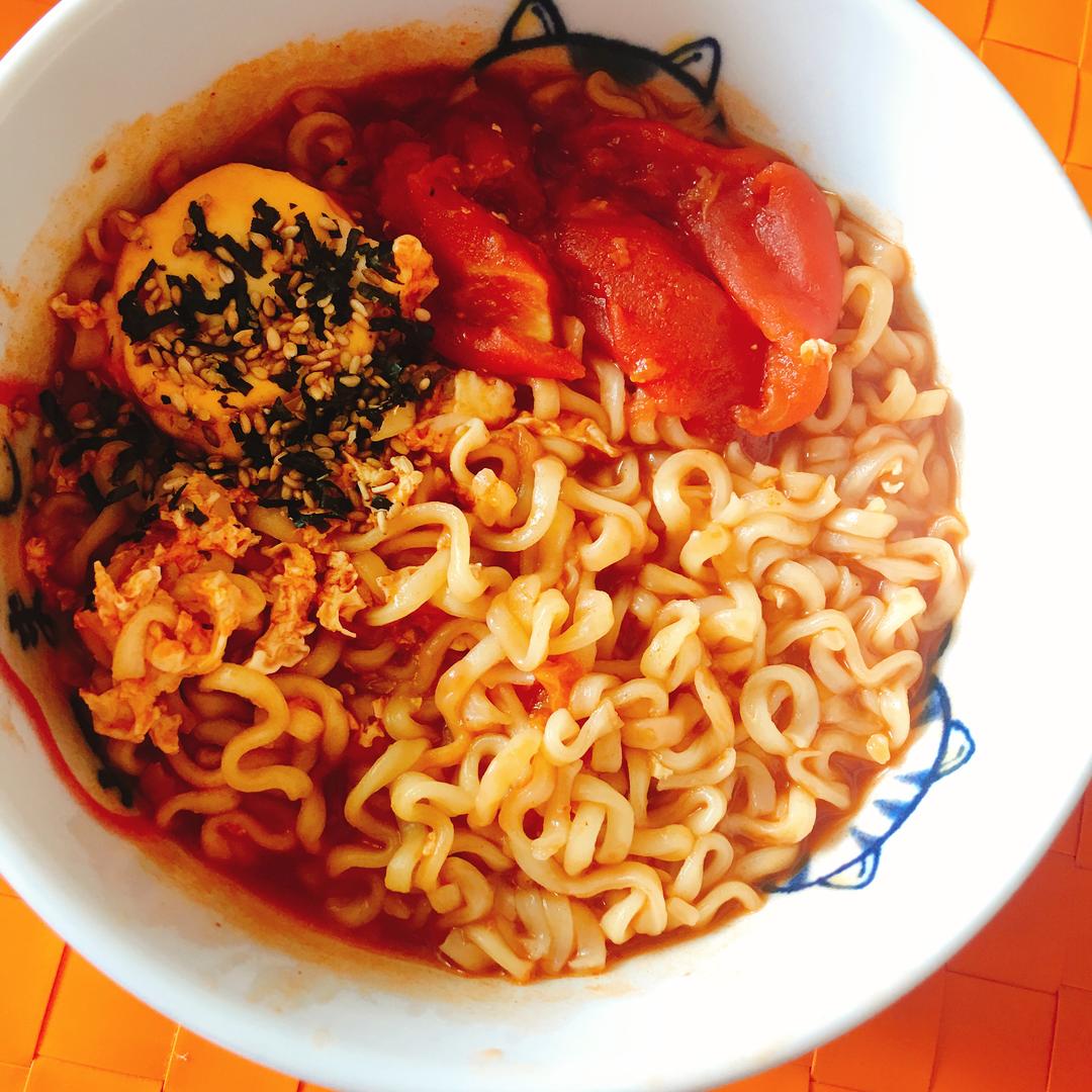 如何处理辣到吃不下的火鸡面的做法