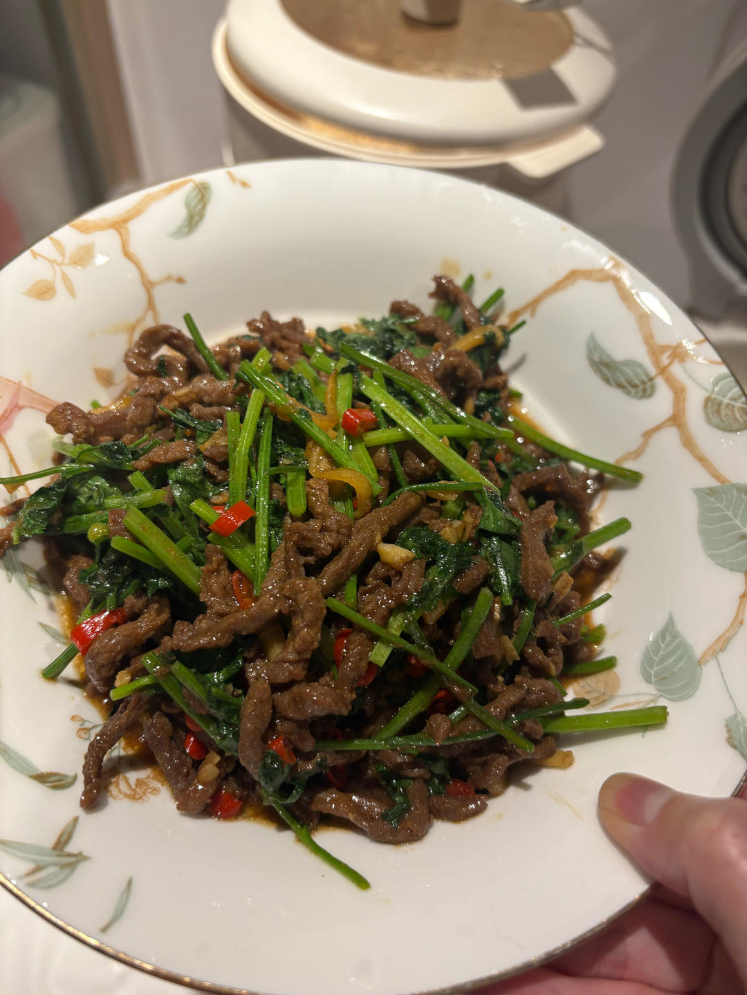 香菜牛肉
