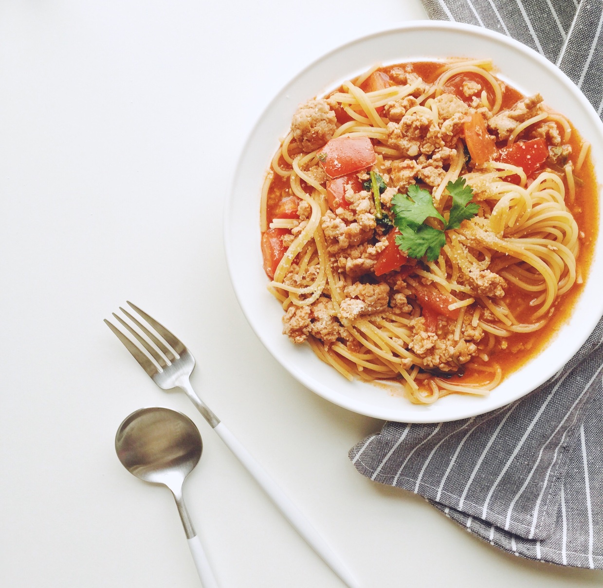 mtwjmpwgmg做的意大利茄汁肉酱面 spaghetti bolognese