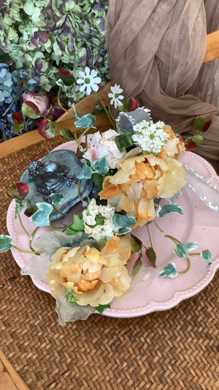 自然系豆沙裱花